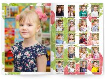 Выпускной альбом для детского сада Клубничка 6 разворотов Москва Санкт-Петербург заказать выпускной альбом Жуковский Раменское Некрасовка